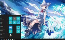 Cirno win10 theme