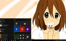 Yui Hirasawa win10 theme