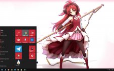 Kyoko Sakura win10 theme