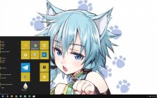 Shino Asada win10 theme