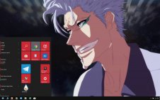 Grimmjow Jaegerjaquez win10 theme