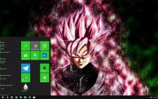 Black (Dragon Ball) win10 theme