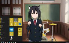 Azusa Nakano win10 theme