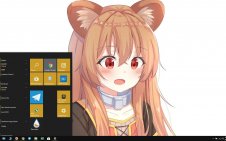 Raphtalia win10 theme