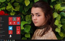 Arya Stark win10 theme