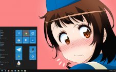 Kosaki Onodera win10 theme