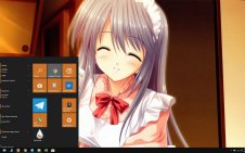 Tomoyo Sakagami win10 theme