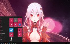 Inori Yuzuriha win10 theme