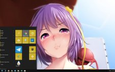 Satori Komeiji win10 theme