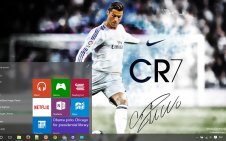 Cristiano Ronaldo win10 theme