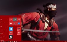 Ghost of Tsushima win10 theme