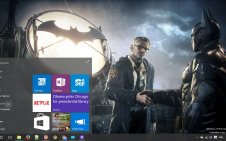 Batman Arkham Knight win10 theme