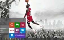 Michael Jordan win10 theme