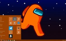 Among Us win10 theme