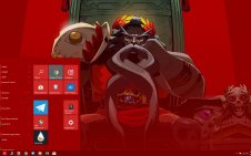 Hades win10 theme