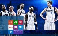 Dallas Mavericks win10 theme