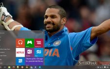 Indian Cricket Team win10 theme