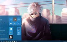 Satoru Gojo (Jujutsu Kaisen) win10 theme