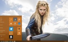Lagertha (Vikings) win10 theme
