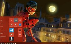 Miraculous Ladybug win10 theme