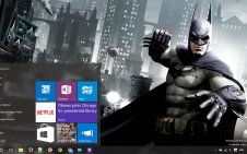 Batman Arkham Origins win10 theme