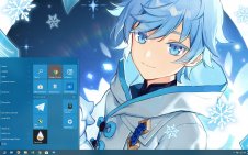 Chongyun (Genshin Impact) win10 theme