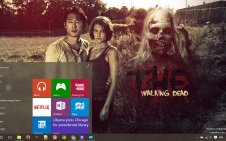 The Walking Dead win10 theme