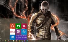 Infamous 2 win10 theme