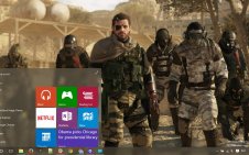 Metal Gear Solid 5 win10 theme