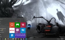 Portal 2 win10 theme