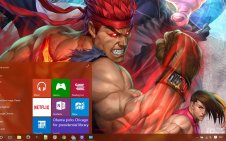 Street Fighter 4 win10 theme