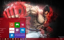 Street Fighter X Tekken win10 theme