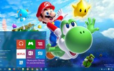 Super Mario win10 theme