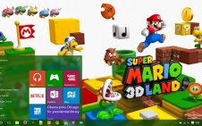 Super Mario 3D Land win10 theme