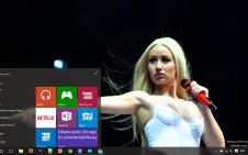 Iggy Azalea win10 theme