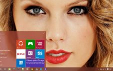 Taylor Swift win10 theme