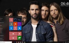 Maroon 5 win10 theme