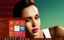 Jessica Alba win10 theme