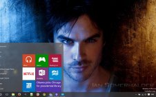 Ian Somerhalder win10 theme