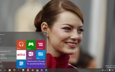 Emma Stone win10 theme