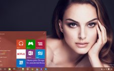 Natalie Portman win10 theme
