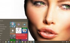 Jessica Biel win10 theme