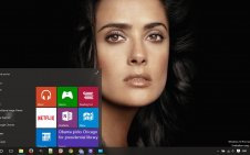 Salma Hayek win10 theme