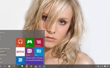 Kristen Bell win10 theme