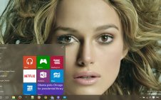 Keira Knightley win10 theme