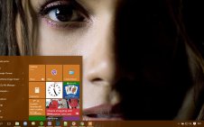 Halle Berry win10 theme