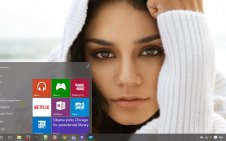 Vanessa Hudgens win10 theme