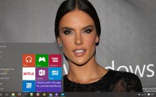 Alessandra Ambrosio win10 theme