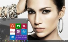 Jennifer Lopez win10 theme
