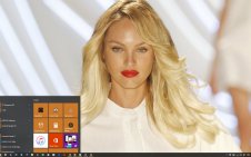 Candice Swanepoel win10 theme
